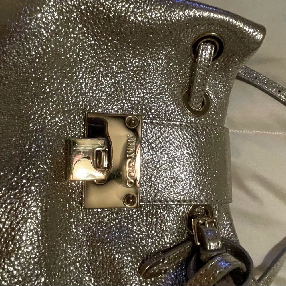 Jimmy Choo Soft Peach Drawstring Bag - image 5